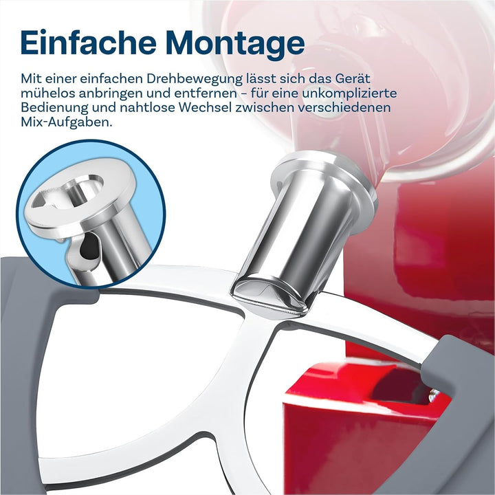 Flex Edge Rührer für KitchenAid 4.5-5 Quart Kippkopf-Standmixer Artisan & Classic Serie von MMOBIEL