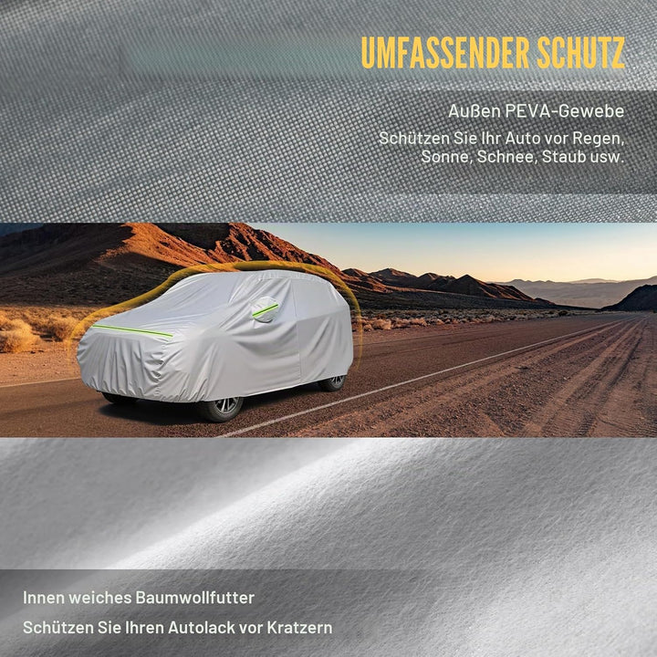 Favoto Auto Abdeckplane Vollgarage Autoabdeckung Outdoor - Wasserdicht Autohülle Autoplane Kompatibe