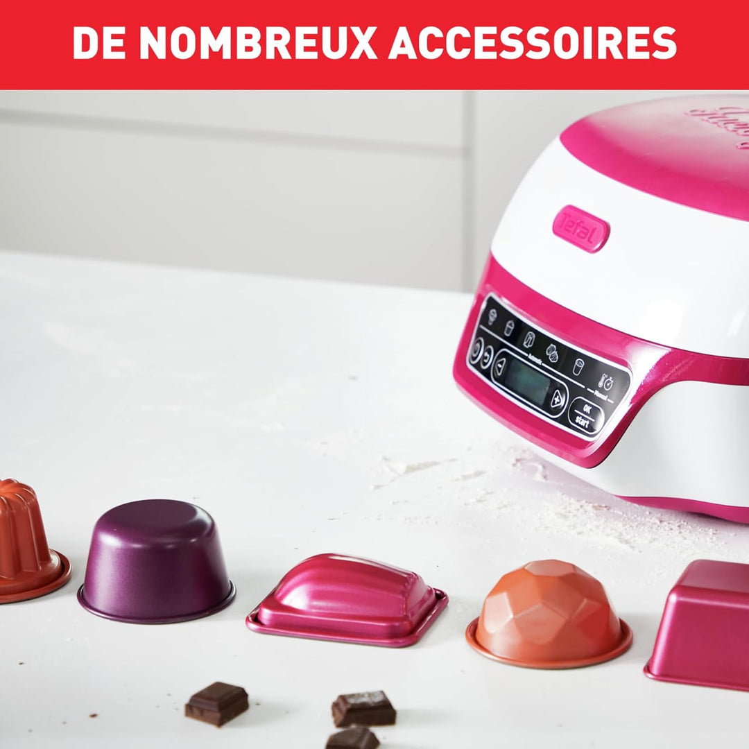 Tefal Cake Factory Délices KD8101 | Kuchenbackautomat | 5 Automatische Programme | Manueller Modus |