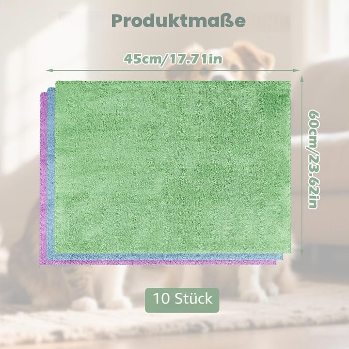 10 Stück Nagerteppich wasserdichte Decke, PIPI Pads für Meerschweinchen Decke, Waschbare Haustier PI