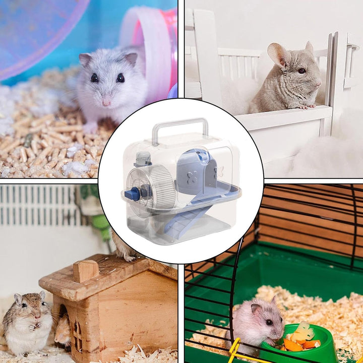 Hamsterkäfig, Hamster, Käfig, Lüftungsauslass für kleine Haustiere, tragbar, klein, für Hamster, Ige