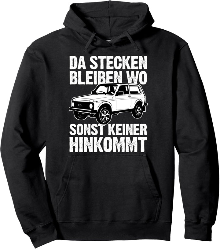 Lada Niva 4x4 Offroad Russland Geschenk Pullover Hoodie