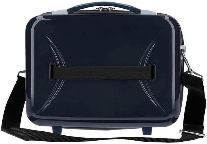 Pepe Jeans Emi Anpassungsfähiger Schönheitsfall Blau 29x21x15 cms ABS ABS-Toilettentasche, ABS-Toile