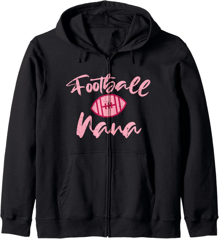 American Football Nana Family Matching Oma Mimi Frauen Kapuzenjacke