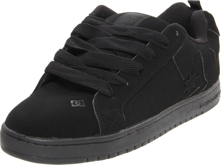 DC Shoes Herren Court Graffik Low-Top Sneaker 34.5 EU Schwarz, 34.5 EU Schwarz