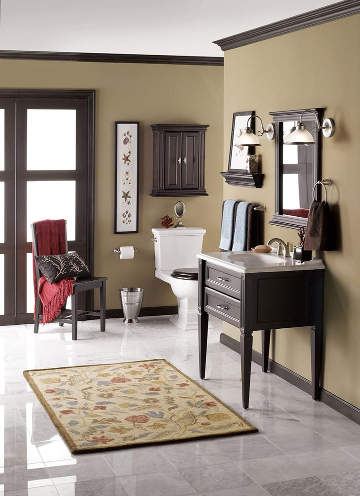 Moen YB2286CH Brantford Collection Traditioneller Handtuchring für Badezimmer, 1 Stück, Chrom, Chrom