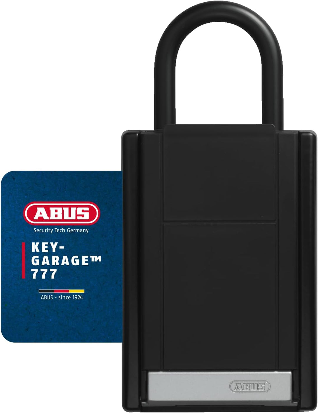 ABUS KeyGarage 777 - Schlüsselbox mit Bügel zur Befestigung - mit Tastencode - für Schlüssel oder kl