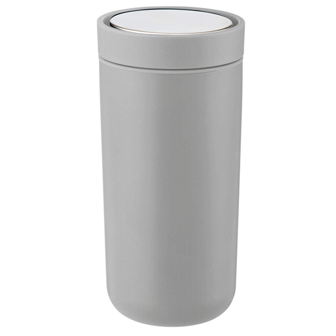 Stelton Reisebecher, Metall, Soft Light Grey, 0.4 l, 680-13 1 Stück (1er Pack) Soft Light Grey, 1 St