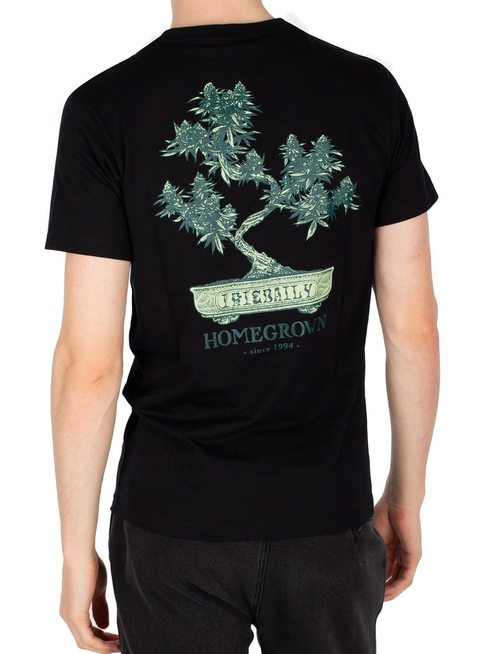 IRIEDAILY T-Shirt Bonsigh, Bio-Baumwolle, M Schwarz