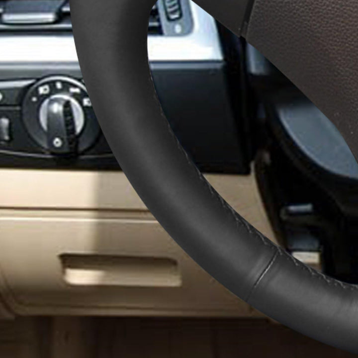 MEWANT Sew Lenkradhülle für BMW E60 (Sedan) 530d 2003-2009 E61 (Touring) 2004 2005-2008 2009 aus Ech