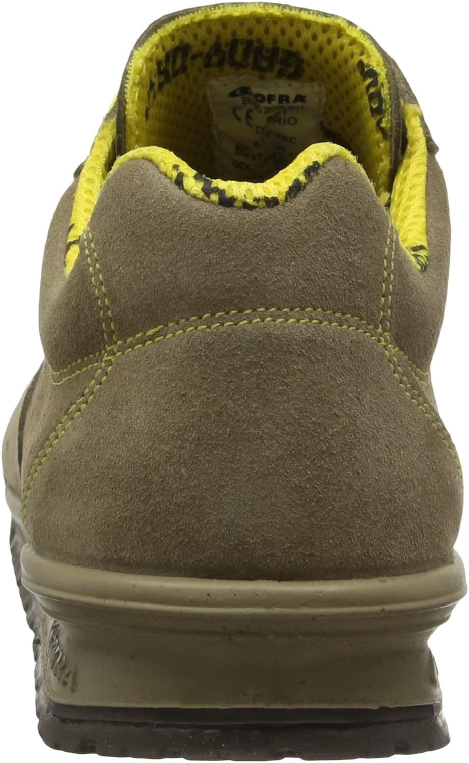 Cofra 78670-008.W47 DORIO S1 P SRC Sicherheitsschuhe, Beige/Gelb, Grösse 47 47 EU, 47 EU