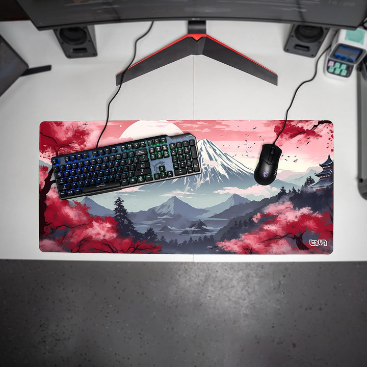 Tilt Gaming Mauspad 900x400 mm - 4 mm rutschfeste Schreibtischunterlage Gross - Speed-Oberfläche & H