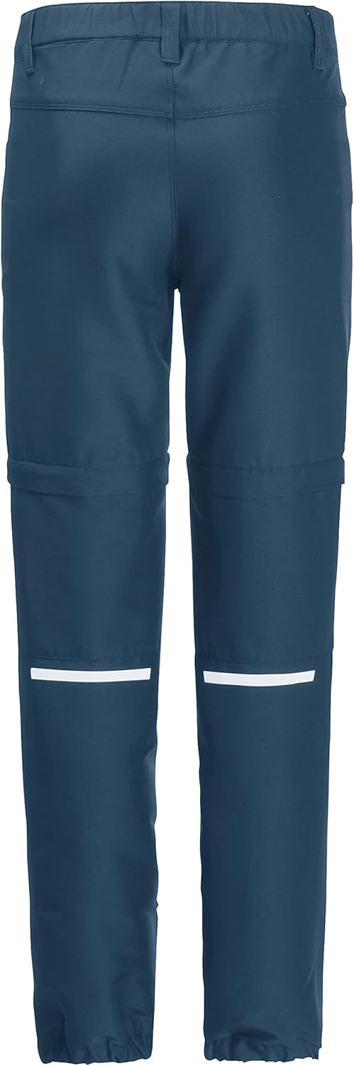 Jack Wolfskin Jungen Outdoorhose Active Zip Off Pants K 116 Dark Sea, 116 Dark Sea