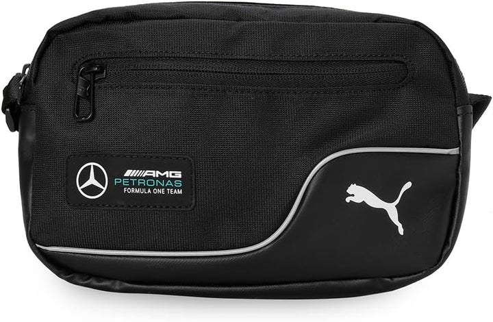 PUMA Herren Mercedes-AMG Petronas Motorsport Umhängetasche Schwarz Einheitsgrösse, Schwarz Einheitsg