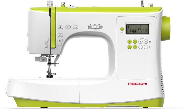 Necchi NC-102D nähmaschine, Innen aus Aluminium-Druckguss, ABS-Gehäuse, Light Green, Regular