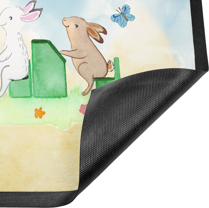 Mr. & Mrs. Panda 50 x 75 cm Fussmatte Hasenschule - Ostergeschenke, Osterdeko, Geschenk, Geschenk zu