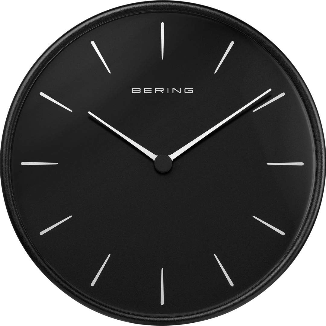 BERING Damen und Herren Wallclock Quarz Movement - Home Decor Collection mit Kunststoff Glas 90162-2