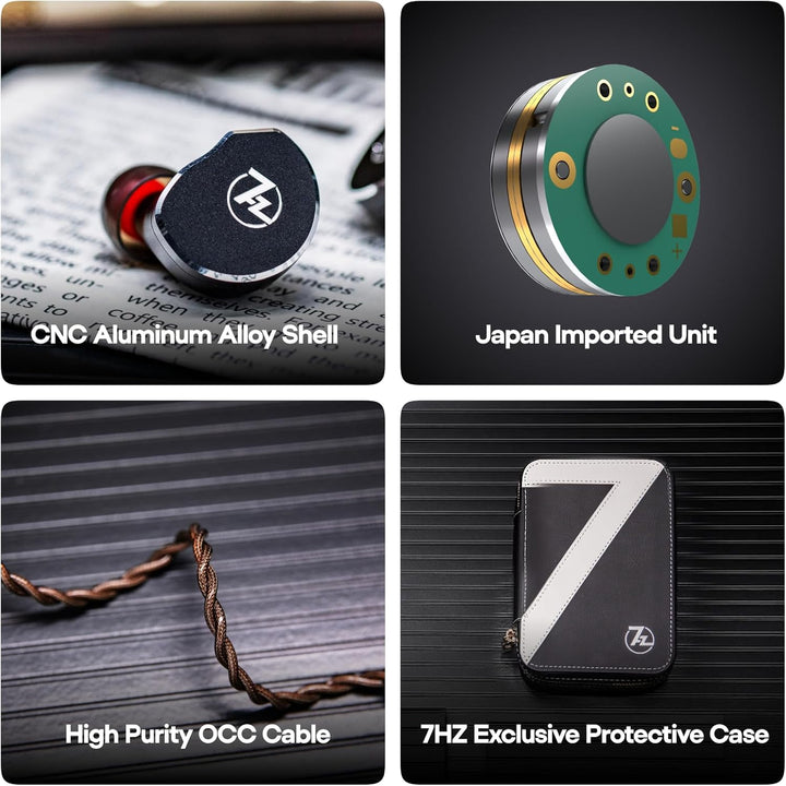 LINSOUL 7Hz x Crinacle: Diablo/Divine In-Ear-Monitore,14,5 mm planarer magnetischer Treiber IEM,HiFi