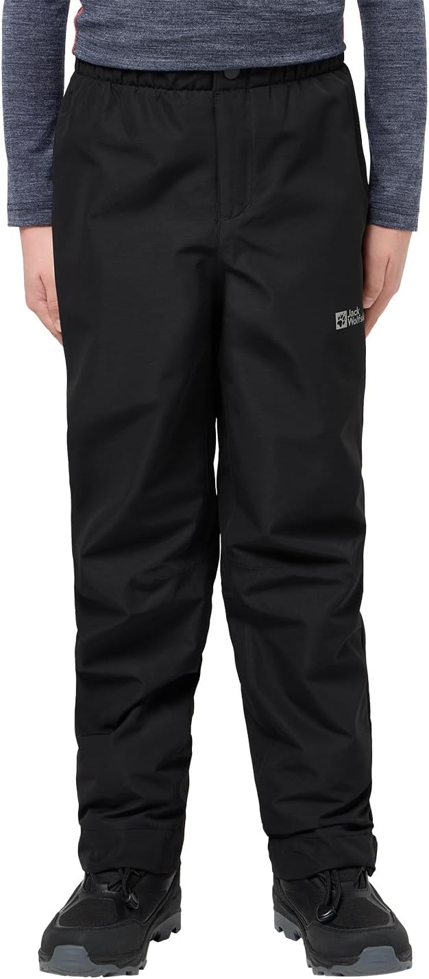 Jack Wolfskin Unisex Kinder Wanderhose Snowy Days Pants K 128 Schwarz, 128 Schwarz