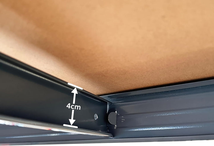 METRO Professional Schwerlastregal KBT140, Metall, 140 x 40 x 140 cm, Fachlast 400 kg, grau