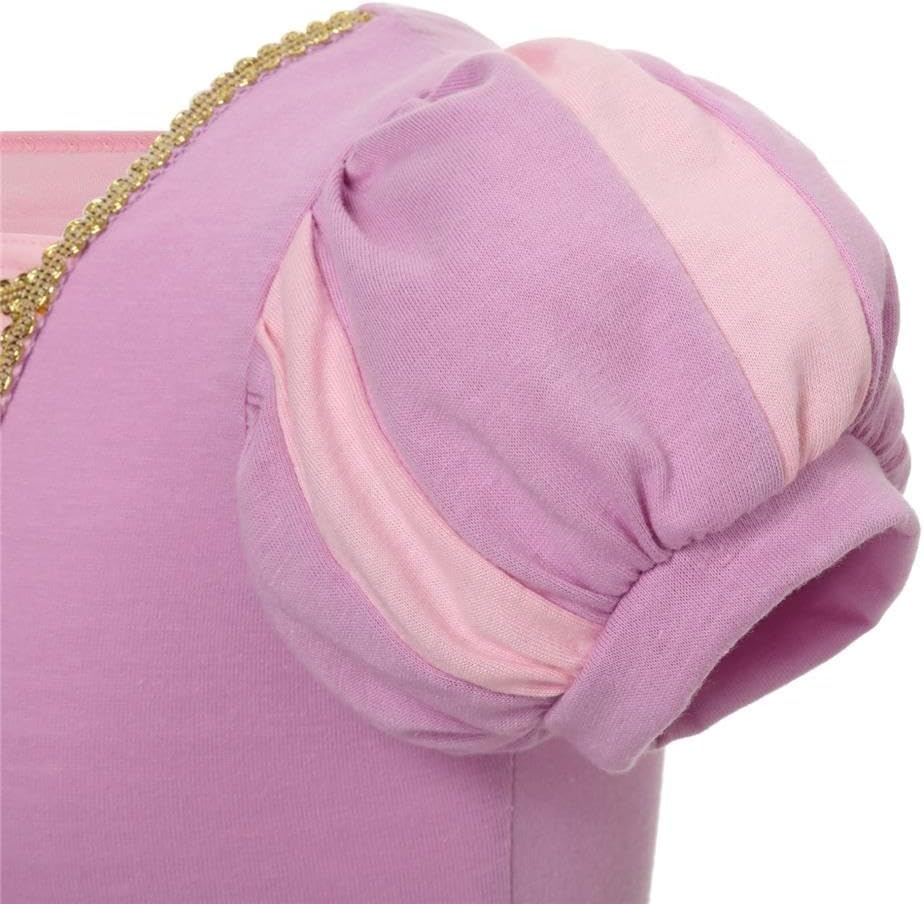 Lito Angels Prinzessin Kleid Kostüm Verkleidung mit Zubehör für Kinder Mädchen, Rapunzel Schneewittc
