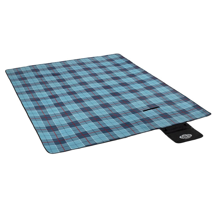 NILS CAMP Picknickdecke Outdoor - Camping Decke mit Tragegriff - Faltbar Picknickmatte - Praktisch S