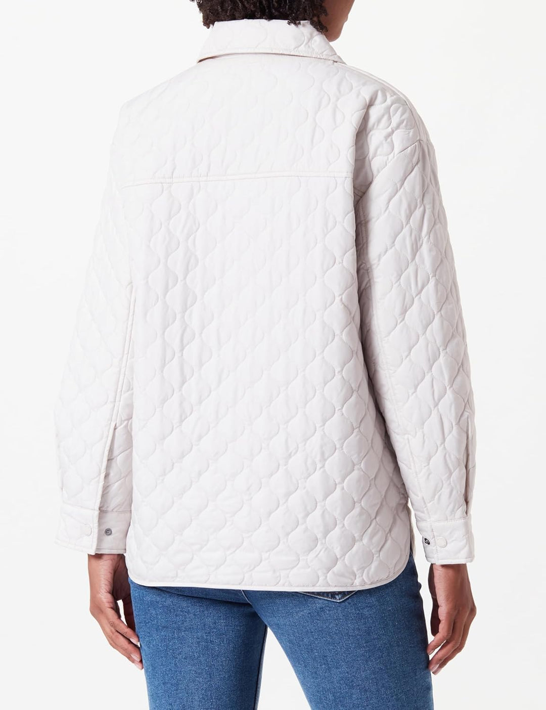 Geox Damen W Asheely Jacket, MOONBEAM