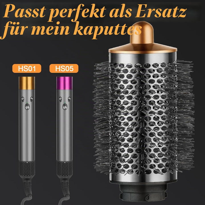 Verbesserte grosse,runde Volumenbürste für Dson Airwrap HS01/HS05 Aufsätze,Volumenaufsatzbürste für