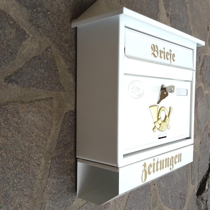 Stabiler Briefkasten,Modell Walmdach Premium-Qualität, mit Schutzlackierung Verschiedene Modelle XXL