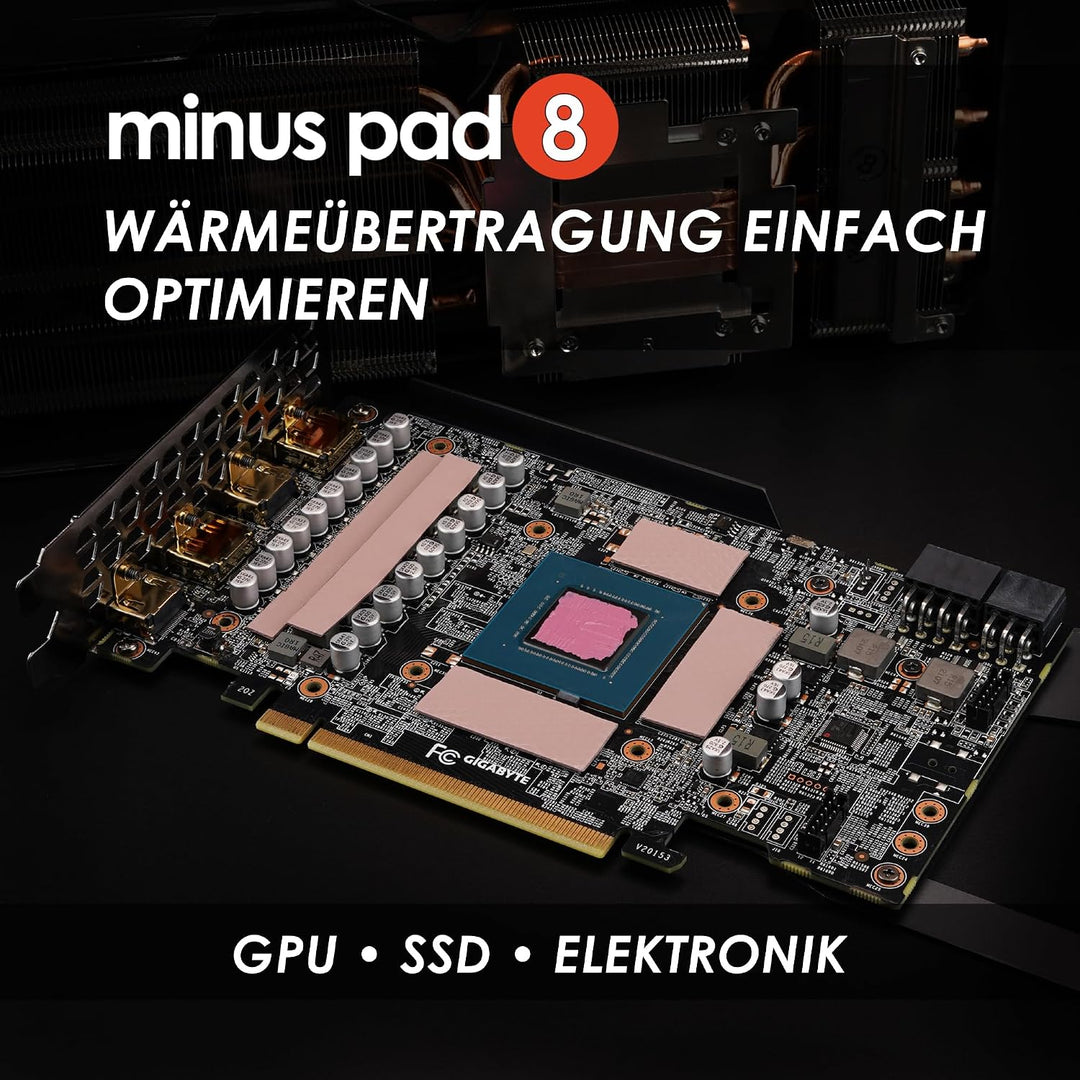 Thermal Grizzly Minus Pad 8 combiné de dissipateurs thermiques 8 W/m·K