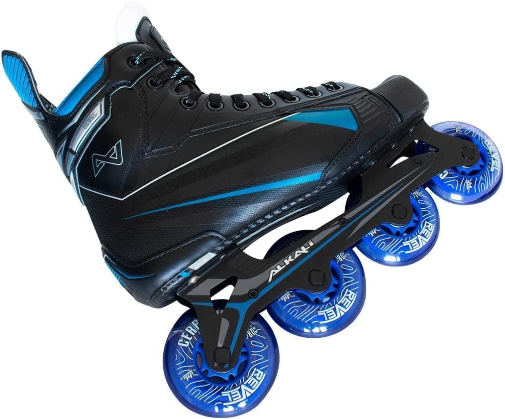 Alkali Revel Blue Indoor X-Soft 74A Roller Inline Hockeyrollen 76mm, 76mm
