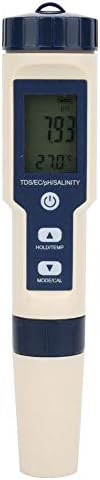 EZ-9909 5 in 1 PH-Messgerät Funktion Wasserqualitäts-Messgerät PH-Salinität EC-Tester mit LCD-Hinter