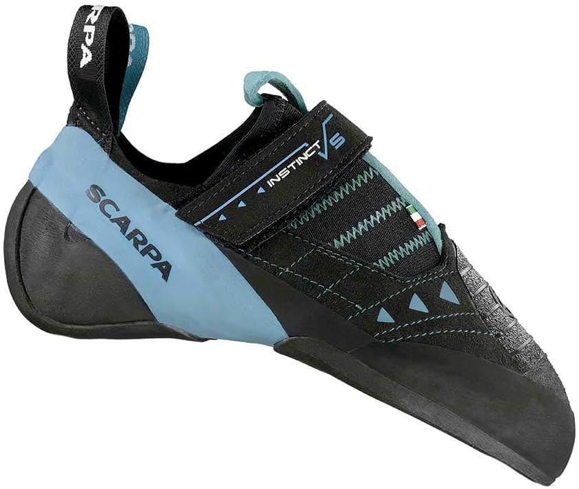Scarpa Instinct VSR Kletterschuhe, Black-Azure, EU 37.5