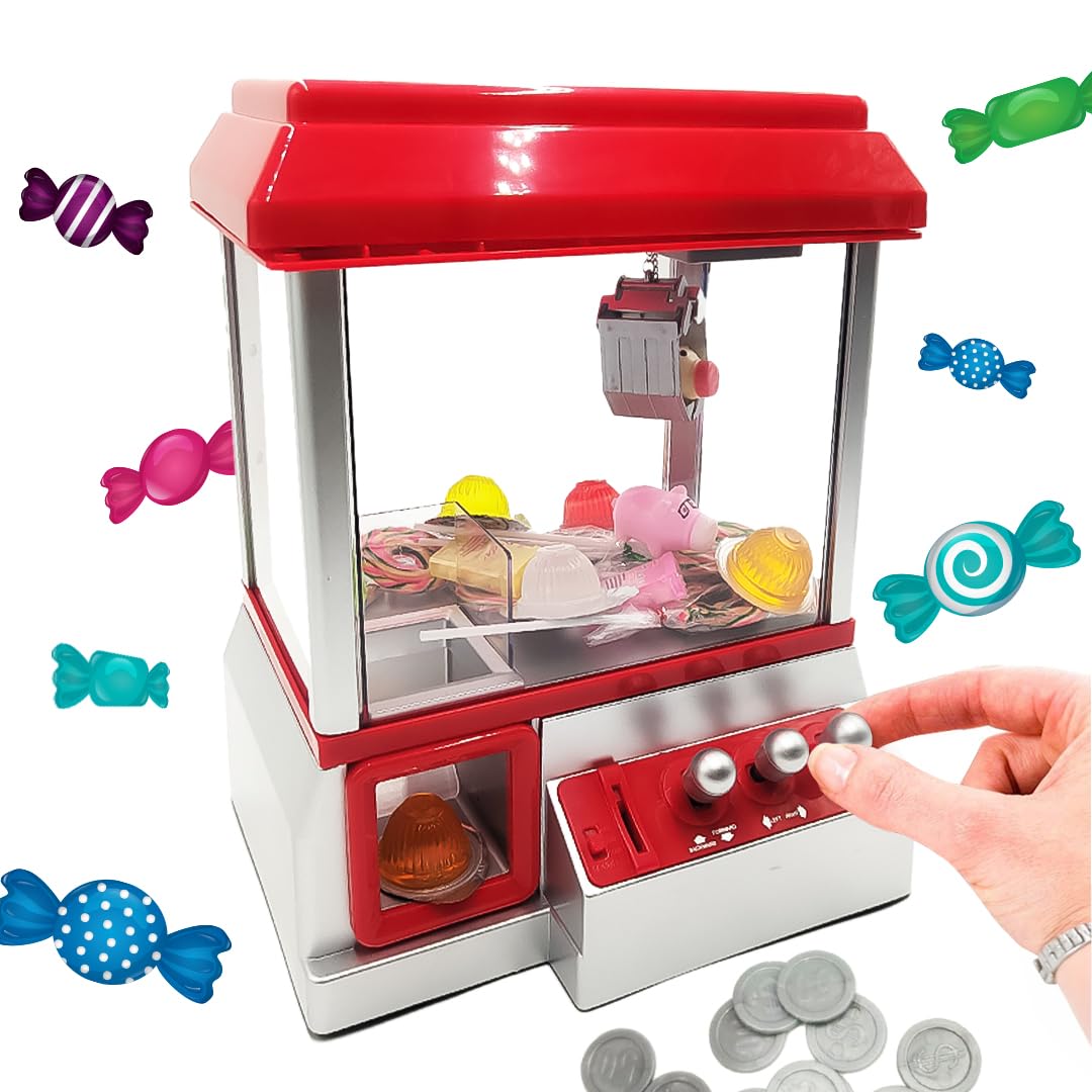 Mad Monkey Candy Grabber Süssigkeiten Greifautomat, Spielzeug Greifer Automat für Kinder und Erwachs