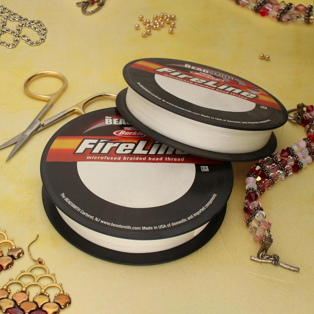 8Lb Fireline Crystal Pre Waxed Beading Thread .007In 0.17mm Diameter 125 Yard