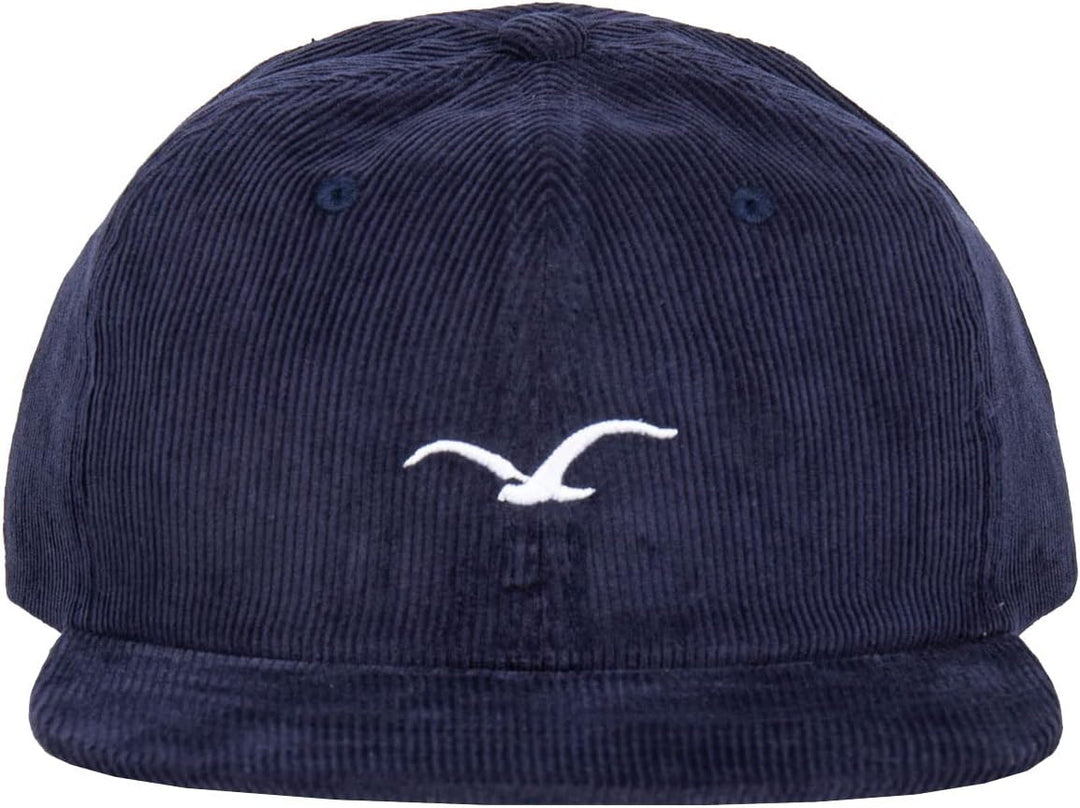 Cleptomanicx Snapback Cap Cord Möwe (Dark Navy)