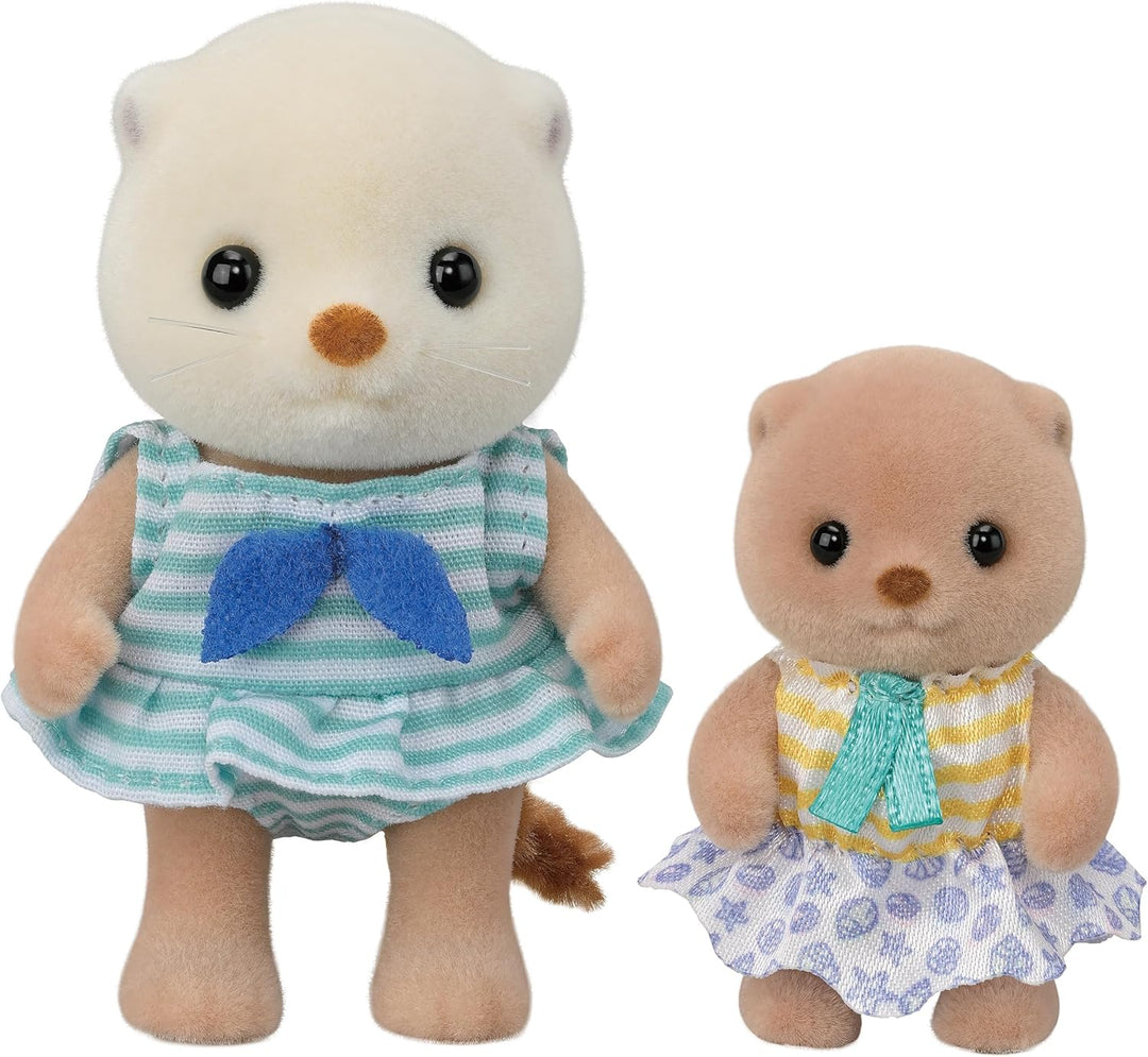 Sylvanian Families 5804 Seeotter Schnorchel Spielset, Set mit Tierfigur, Meerestiere, Spielzeug für