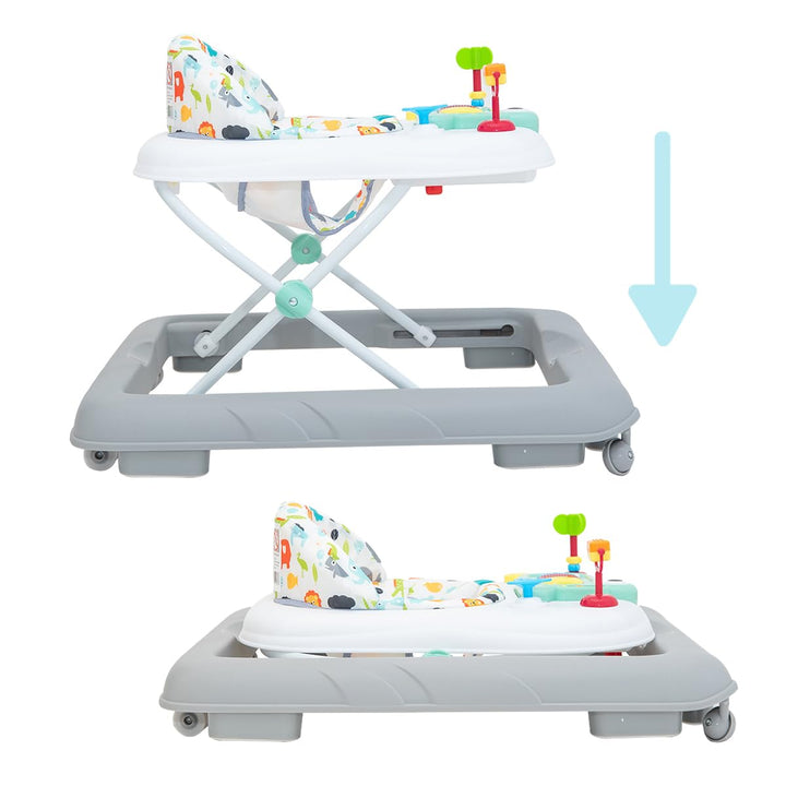 Olmitos Lauflernhilfe für Babys mit Aktivitäten-Tablett, erste Schritte, sensorische Stimulation und
