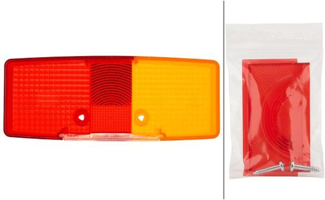 HELLA Rückleuchte - Glühlampe - 24V / 12V - Anbau/geschraubt - ECE - Lichtscheibenfarbe: rot/gelb/we