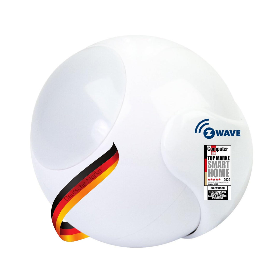 SCHWAIGER -ZHS06- 3 in 1 Bewegungsmelder/ Temperatursensor/ Helligkeitssensor/ Erschütterungsmelder/