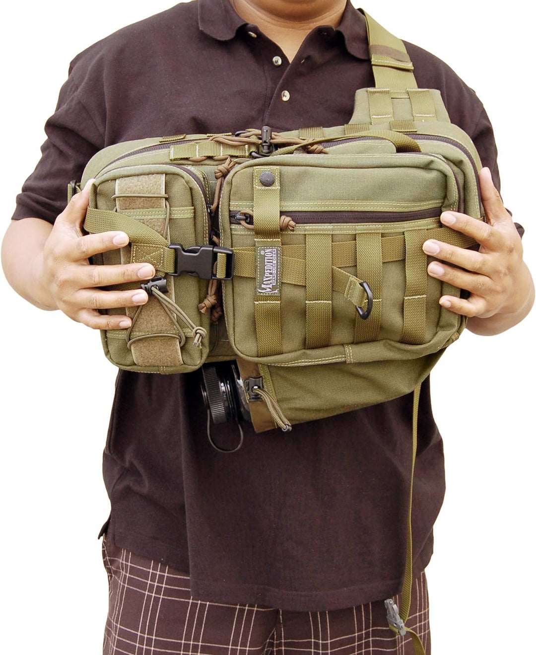 Maxpedition Gearslinger Sitka, 10 liters Khaki-foliage, Khaki-foliage