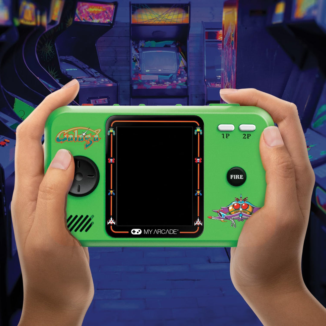 Pocket Player PRO Galaga Retrogaming-Spiel 7 cm hochauflösender Bildschirm