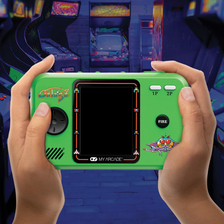 Pocket Player PRO Galaga Retrogaming-Spiel 7 cm hochauflösender Bildschirm