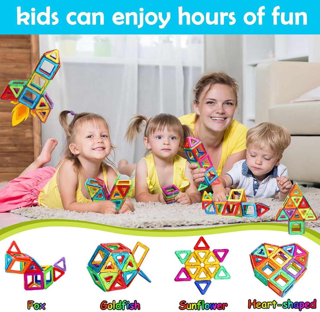 Magnetische Bausteine Spielzeug ab 3 Jahre alte Magnetspielzeug Magnete für Kinder Geschenk für Mädc