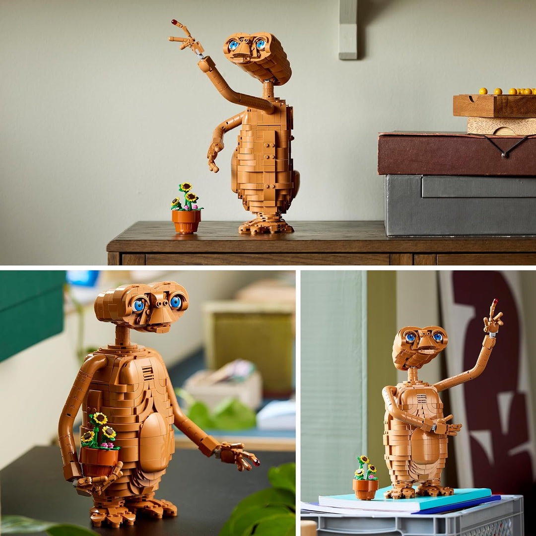 LEGO Ideas E.T. the Extra-Terrestrial - Modellbau für Erwachsene inklusive Alien Figur, künstlichen
