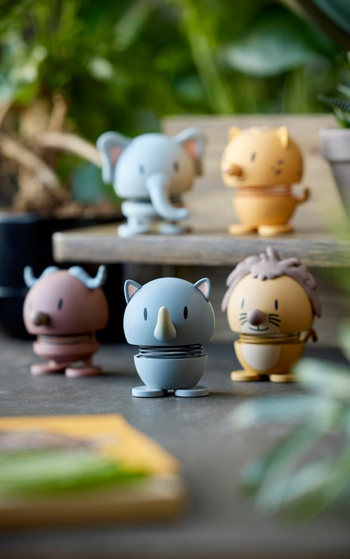 Hoptimist Soft Nashorn, Wackelfigur Skandinavisch, Wohnzimmer & Schreibtisch Deko, Büro Gadget, Toll