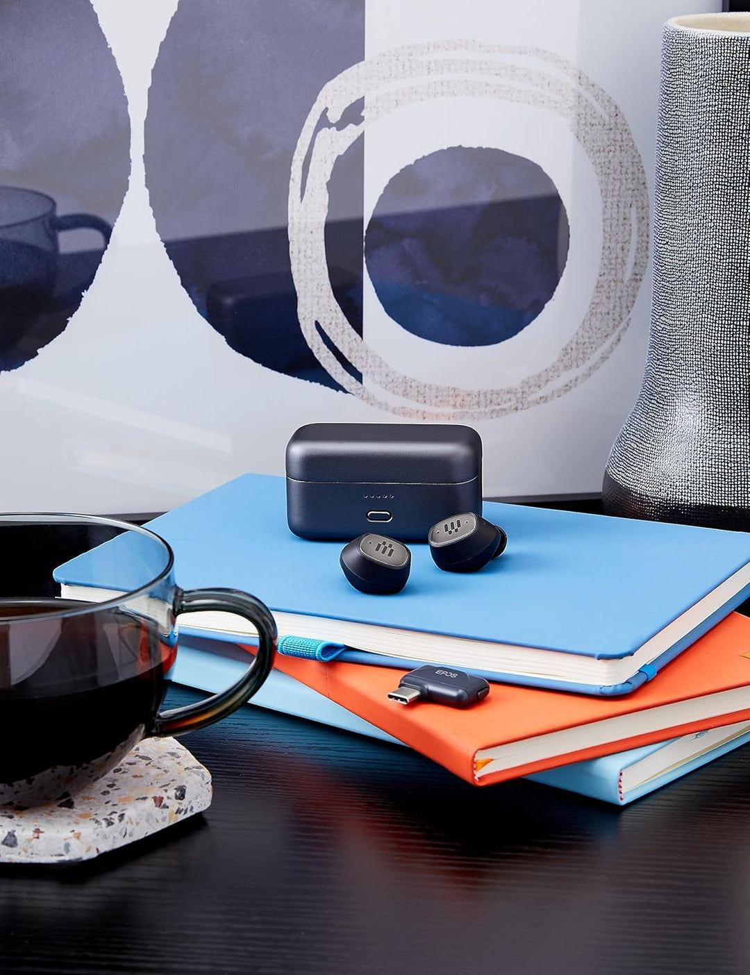 EPOS GTW 270 Kabellose Hybrid-Gaming Bluetooth Kopfhörer In Ear, USB-C-Dongle, Geräuschreduzierend,