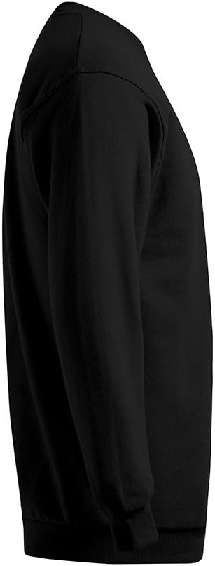 Premium Sweatshirt Plus Size Herren, Schwarz, XXXL