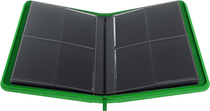 Gamegenic GGS31014ML Zip-Up Album (8-Pocket), Green Grün, Grün
