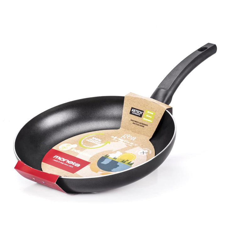 Moneta Gea Pfanne, 28 cm, Aluminium, 100% recycelt, für jede Kochplatte inklusive Induktion. Made in